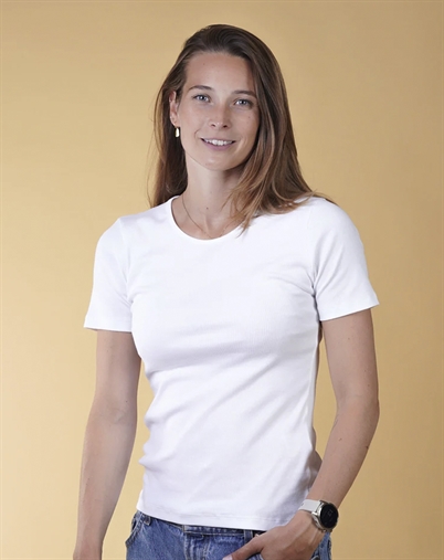 Elsk - Rib Womens T-shirt - White